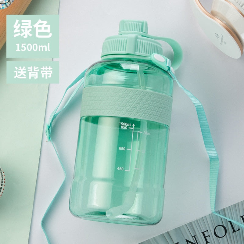 1L 2L 3L Large Capacity Sports Water Bottles Portable Plastic Outdoor Camping Picnic Bicycle Cycling Climbing Drinking Bottles