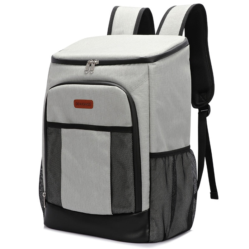 DENUONISS Jungle Camping Big Cooler Bag Soft 100% Leakproof Waterproof Thermal Picnic Bag Isothermal Backpack Army Fresh Bag