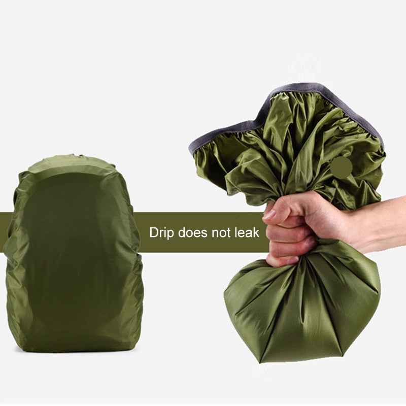 1Pcs 35-80L Adjustable Backpack Rain Cover Portable Waterproof Outdoor Accessories Dustproof Camping Hiking Climbing Raincover