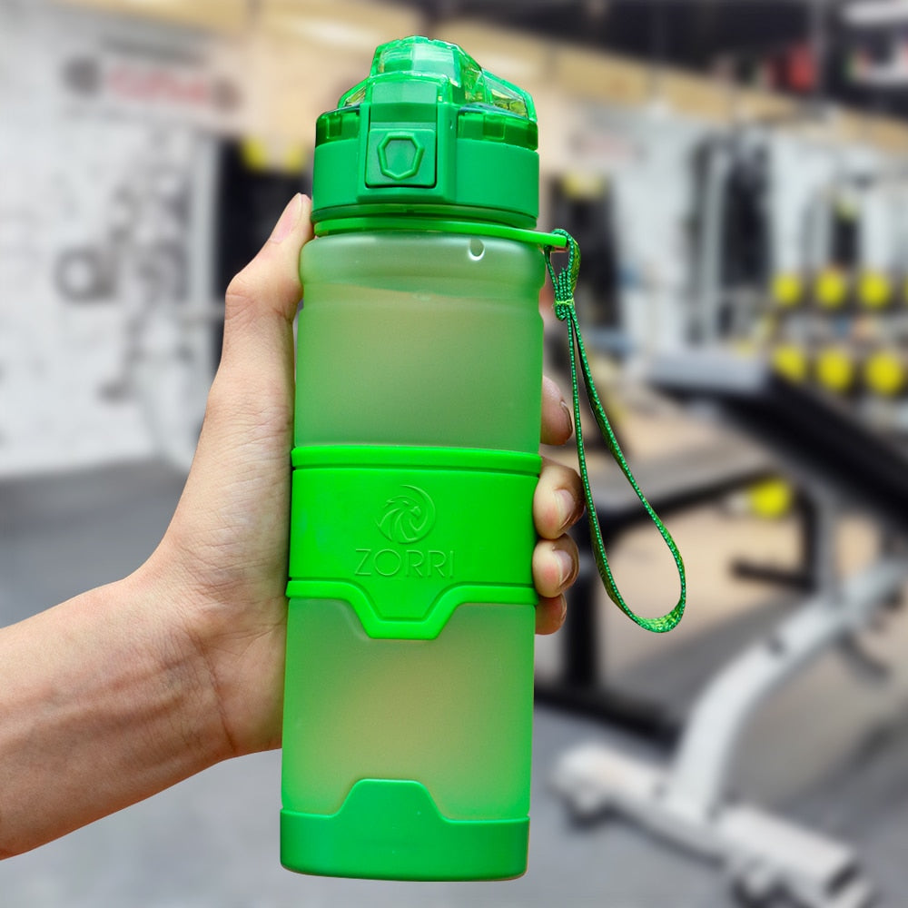 ZORRI Sports Water Bottle Protein Shaker Bpa Free Eco-Friendly Portable Gym Hiking Drinkware Bottle Gourds Botella De Agua