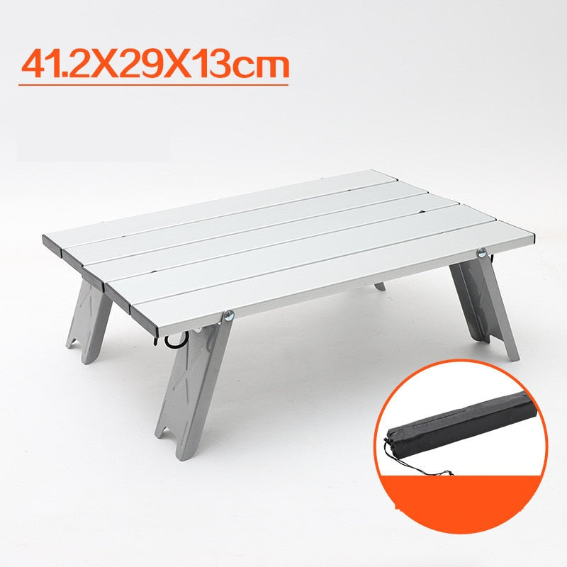 VILEAD Aluminum Picnic Table Folding Tables for Camping Beach Travel Ultralight Camping Table Portable Mini Camping Furnitures