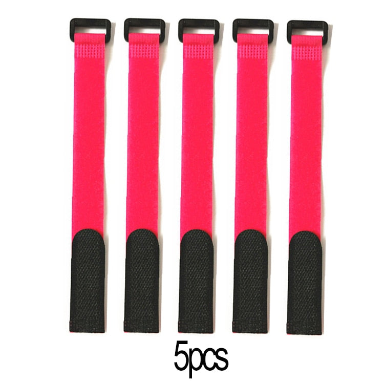 5/10/20pcs Fishing Rod Tie Holder Strap Suspender Fastener Hook Loop Ties Belt Fishing Rod Strapping Wrap Band Outdoor Fish Tool