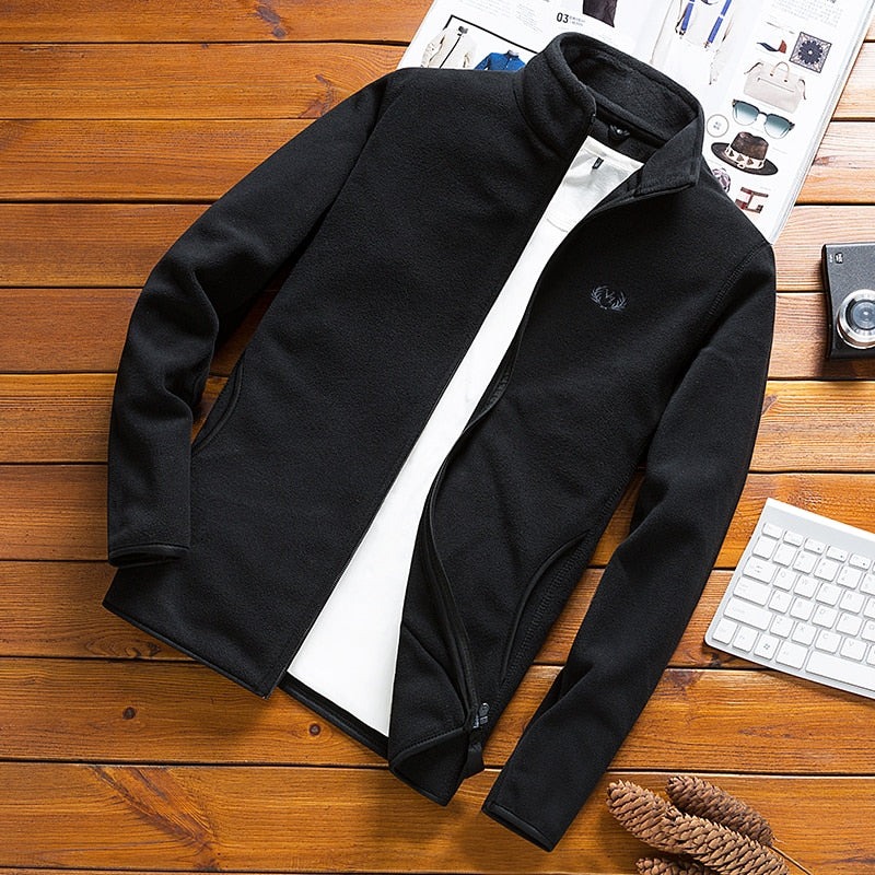 Streetwear Men Fleece Tactical Softshell Military Varsity Jacket outwear Sport Tourism Mountain Camping Coats men Army jackets