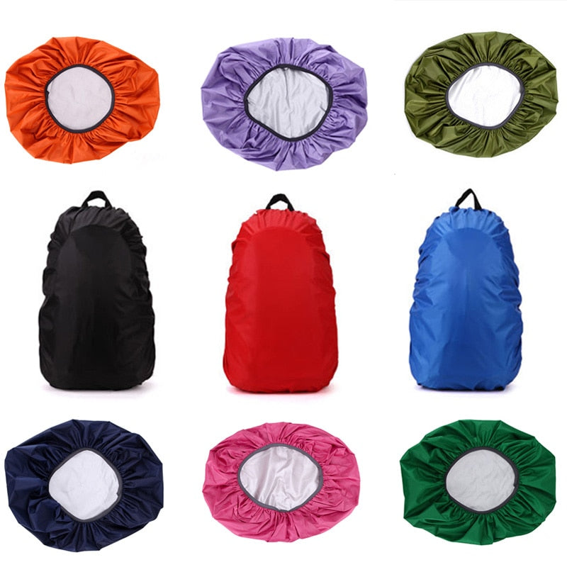 1Pcs 35-80L Adjustable Backpack Rain Cover Portable Waterproof Outdoor Accessories Dustproof Camping Hiking Climbing Raincover