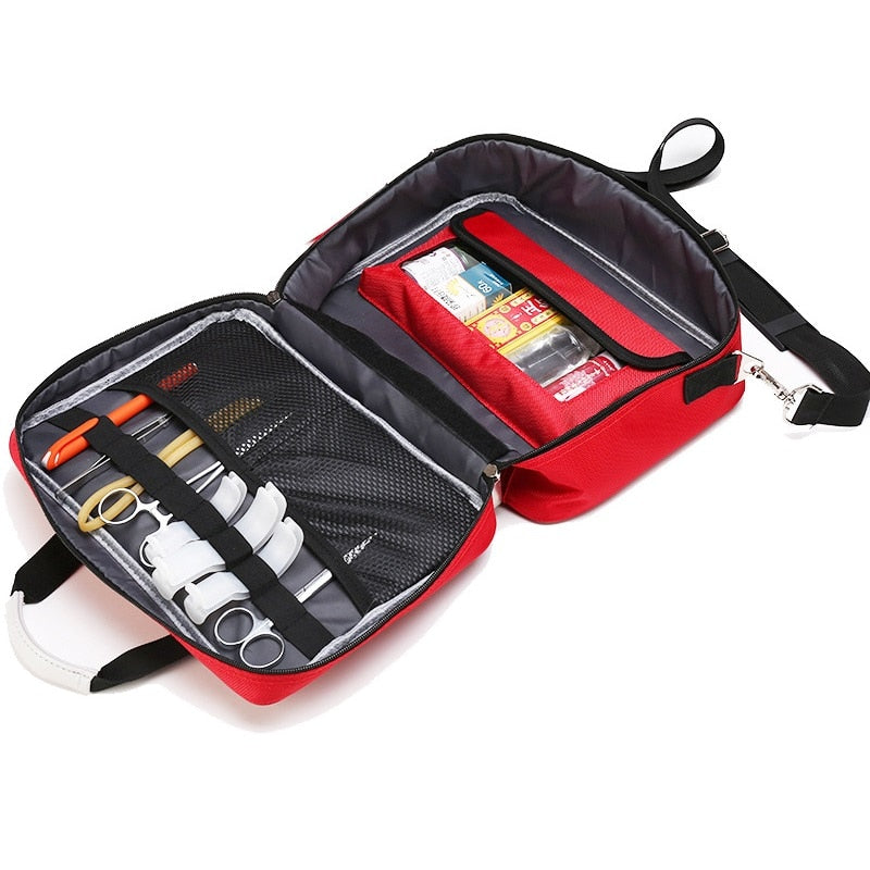 First Aid Kit For Camping Equipment Empty Bag Medicine Medical Supplies Waterproof Multifunctional Travel Set Emergency Survival