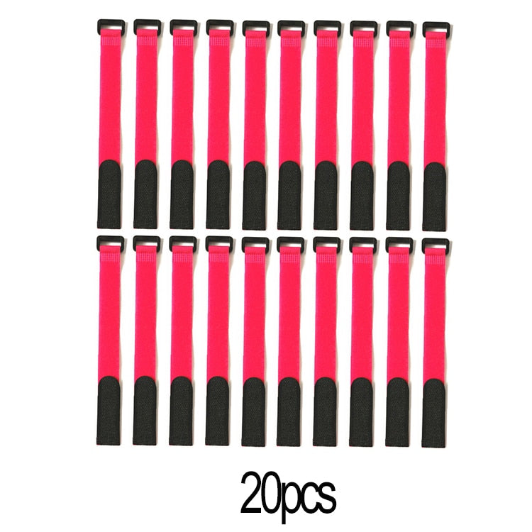 5/10/20pcs Fishing Rod Tie Holder Strap Suspender Fastener Hook Loop Ties Belt Fishing Rod Strapping Wrap Band Outdoor Fish Tool