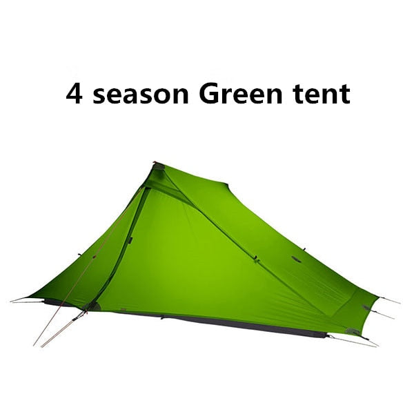 3F UL GEAR Lanshan 2 pro Tent Outdoor 2 Person Ultralight Camping Tent 3 Season Professional 20D Silnylon Rodless Tent