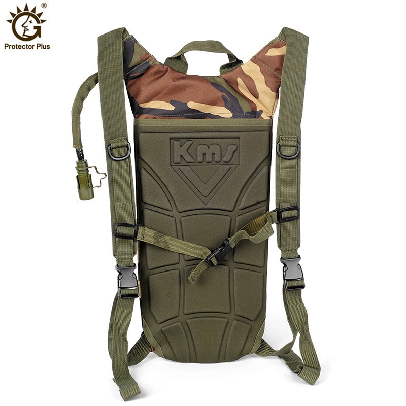 3L Tactical Hydration Backpack Military Water Bag Pouch Outdoor Running Cycling Camping Rucksack for Women Men Drinking System