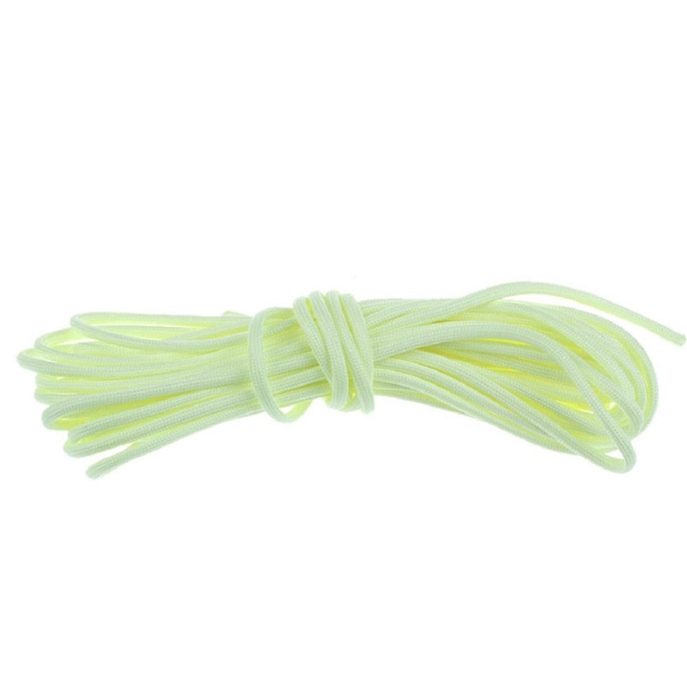 6 Meters Camping Rope Survival Luminous Camping Cord Hiking Climbing Ropes 550LB Glow Cord Survival Lanyard Camping Corde