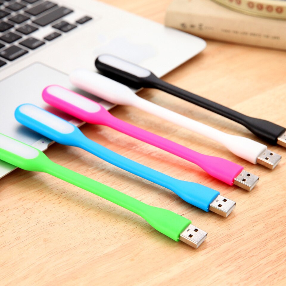 Portable USB 5V LED Reading Lamp Mini Book Light Foldable Camping Night Lights Table Lamps For Power Bank PC Notebook Laptop