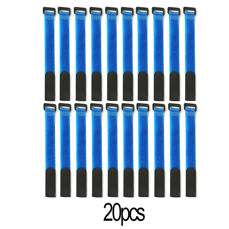 5/10/20pcs Fishing Rod Tie Holder Strap Suspender Fastener Hook Loop Ties Belt Fishing Rod Strapping Wrap Band Outdoor Fish Tool