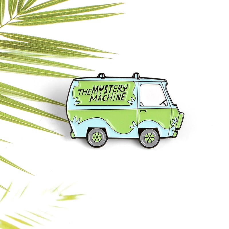 QIHE JEWELRY Adventure travel theme pins Bus Air tickets Magic dragon Camping brooches badges Trendy pin gifts for travel lovers