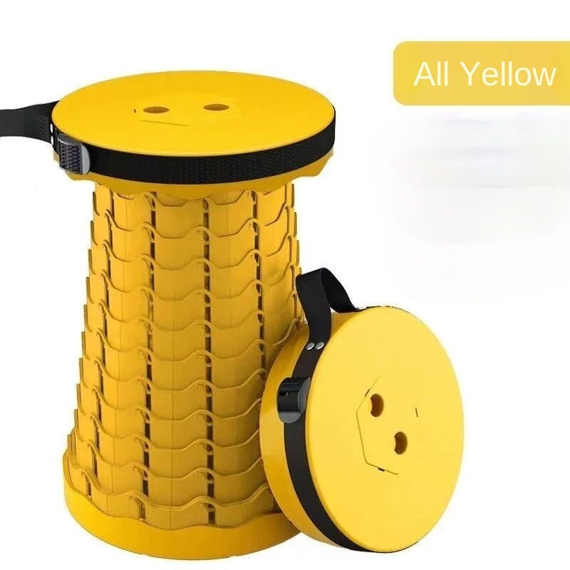 Stool Folding Stool Retractable Outdoor Portable Stool Camping Stool Folding Chair Convenient Fishing Foldable Plastic Stools
