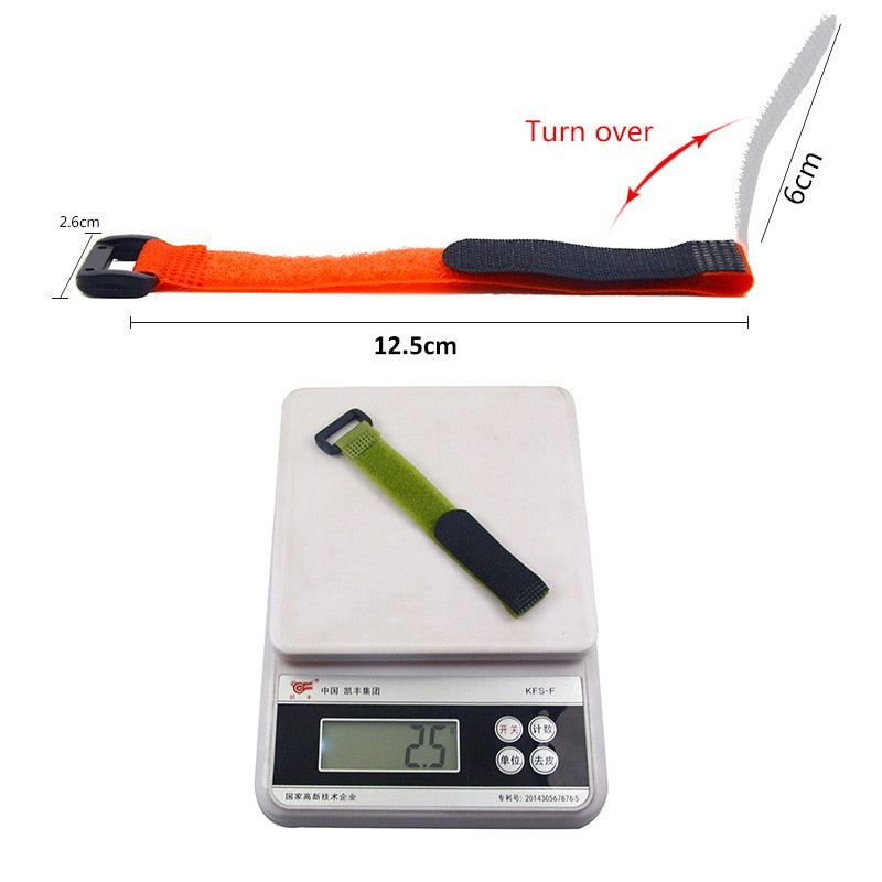 5/10/20pcs Fishing Rod Tie Holder Strap Suspender Fastener Hook Loop Ties Belt Fishing Rod Strapping Wrap Band Outdoor Fish Tool