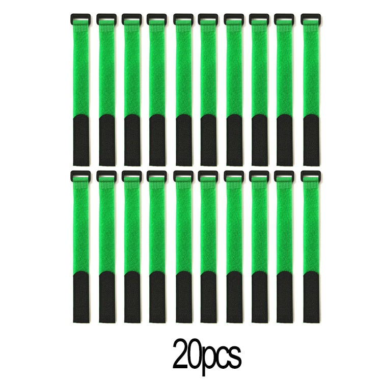 5/10/20pcs Fishing Rod Tie Holder Strap Suspender Fastener Hook Loop Ties Belt Fishing Rod Strapping Wrap Band Outdoor Fish Tool