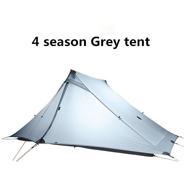 3F UL GEAR Lanshan 2 pro Tent Outdoor 2 Person Ultralight Camping Tent 3 Season Professional 20D Silnylon Rodless Tent