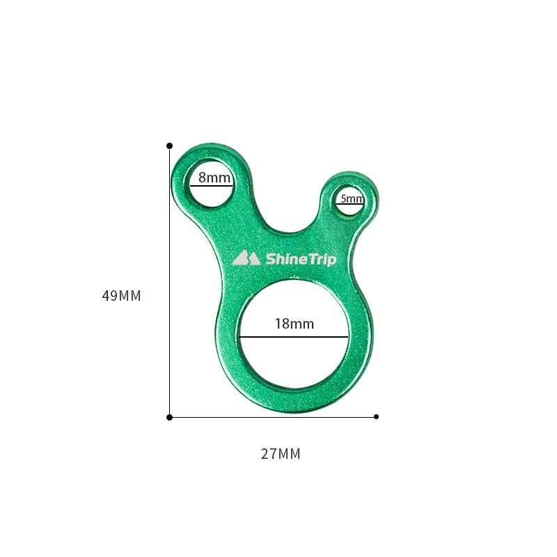 10pcs Quick Knot Tent Wind Rope Buckle 3 Hole Antislip Camping Hiking Tightening Hook Wind Rope Buckles