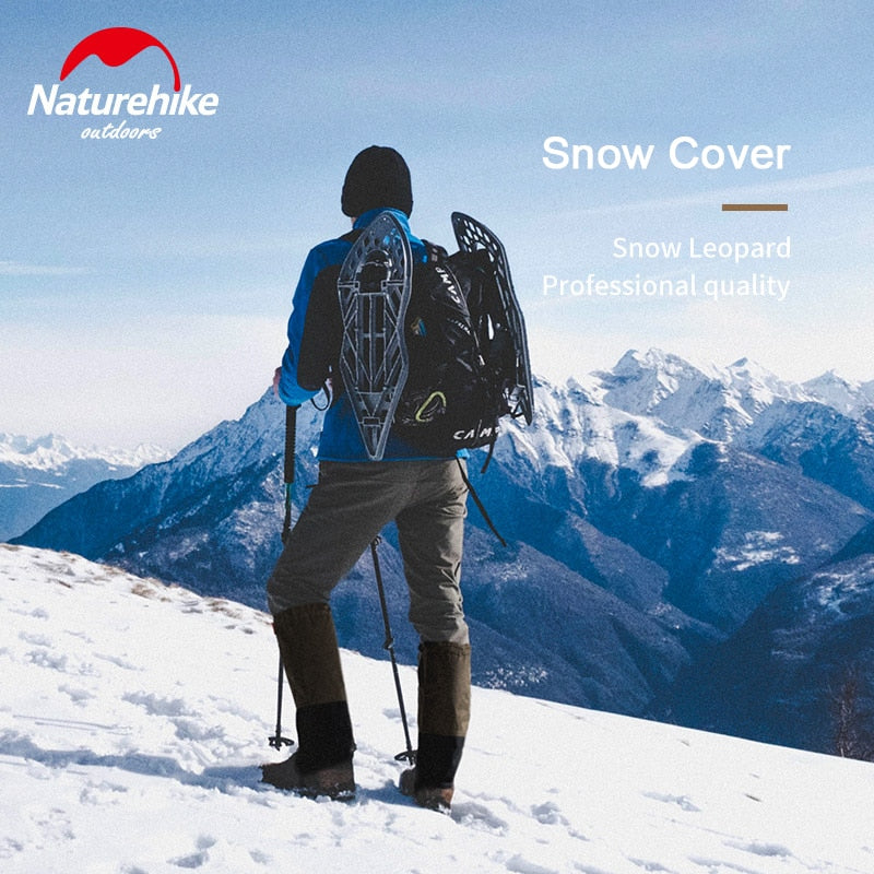 Naturehike outdoor Hiking Trekking Gaiters shoes cover Camping hiking climbing skiing Waterproof boots Gaiters snow leg warmer