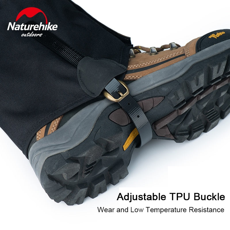 Naturehike outdoor Hiking Trekking Gaiters shoes cover Camping hiking climbing skiing Waterproof boots Gaiters snow leg warmer