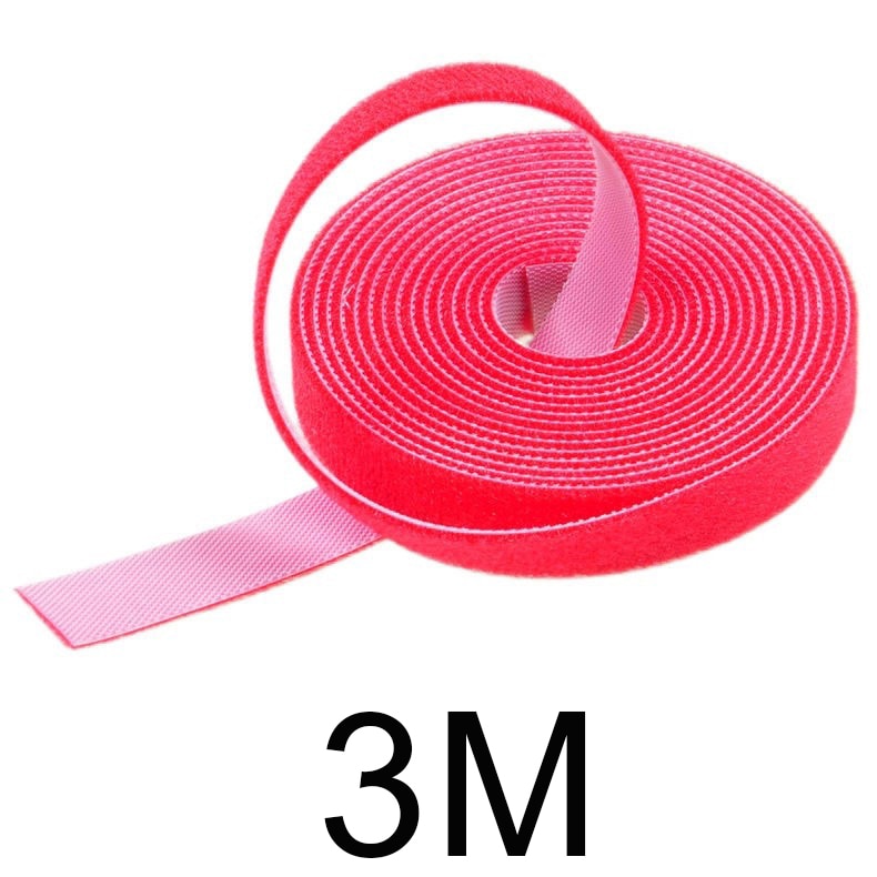 1m 5m Fishing Rod Tie Holders Straps Belts Suspenders Fastener Hook Loop Cable Cord Ties Belt Fishing Tools Accessories Gadget
