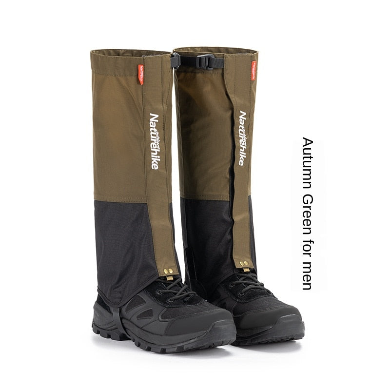 Naturehike outdoor Hiking Trekking Gaiters shoes cover Camping hiking climbing skiing Waterproof boots Gaiters snow leg warmer