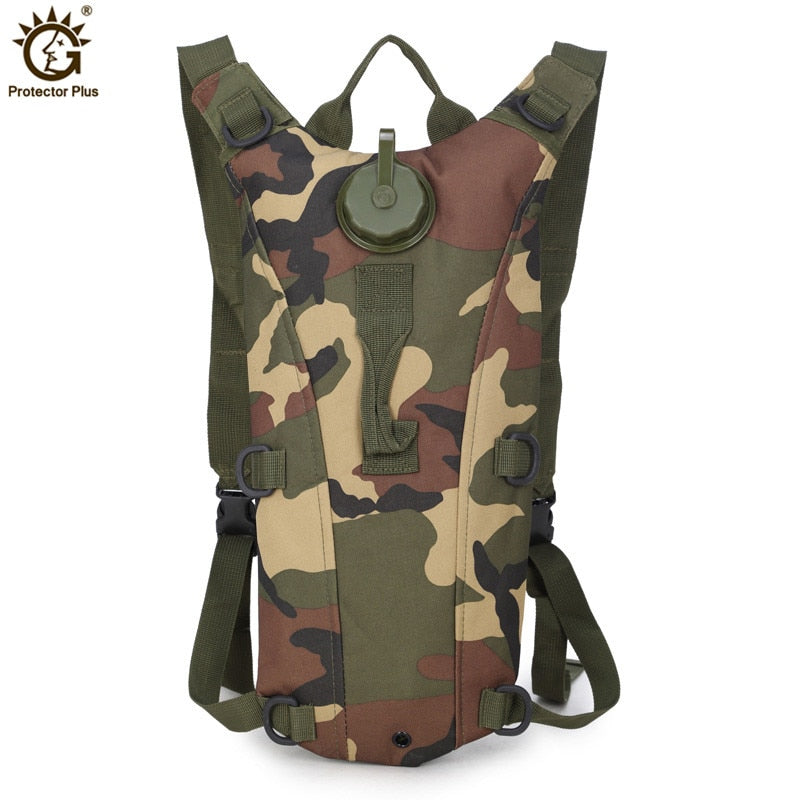 3L Tactical Hydration Backpack Military Water Bag Pouch Outdoor Running Cycling Camping Rucksack for Women Men Drinking System