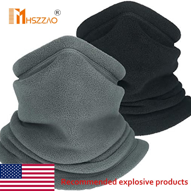 Polar Fleece Neck Tube Ear Warmer Fishing Skating Running Sport Scarf Face Mask Camping Hiking Neck Warmer Warm Cycling Headwear